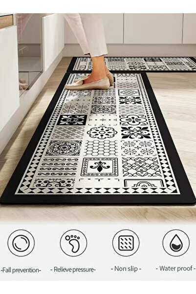 Generic Kitchen mats, non-slip kitchen rugs and mats, suitable for kitchens, laundry rooms, and bathrooms