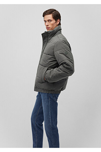 Mavi Mock Neck Khaki Puffer Jacket 0110470-71598