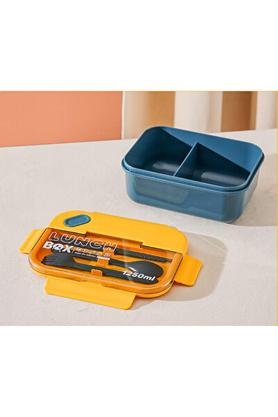 Arabest Portable lunch box with spoon and chopsticks, microwave and dishwasher are provided