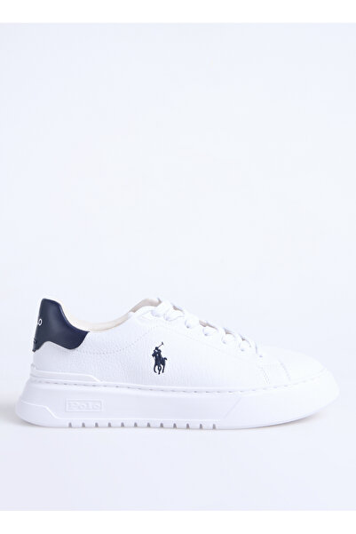 Polo Ralph Lauren Beyaz - Lacivert Erkek Sneaker RLITE COURT-SNEAKERS-LOW TOP LACE