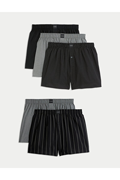 Marks & Spencer 5’li Supima Pamuklu Boxer Seti