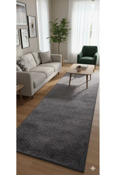 Dinarsu Armoni Kaymaz Tabanlı Makinada Yıkanabilir Halı