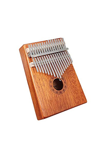 Arabest بيانو إبهام من خشب الأكاسيا ماندشوريكا والجوز الأسود، 17 مفتاحًا، بيا...