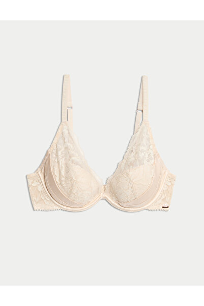 Marks & Spencer İpek ve Dantel Destekli Plunge Sütyen
