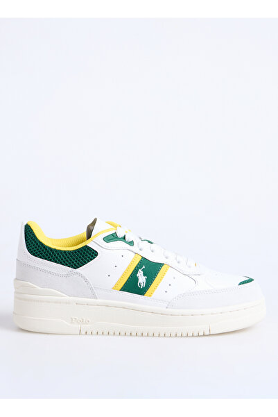 Polo Ralph Lauren Beyaz - Yeşil Erkek Sneaker Mastr Sp 125