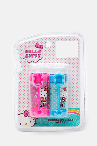 REDTAG زجاجة فقاعات هالو كيتي باللونين الوردي والأزرق (عبوة من قطعتين)