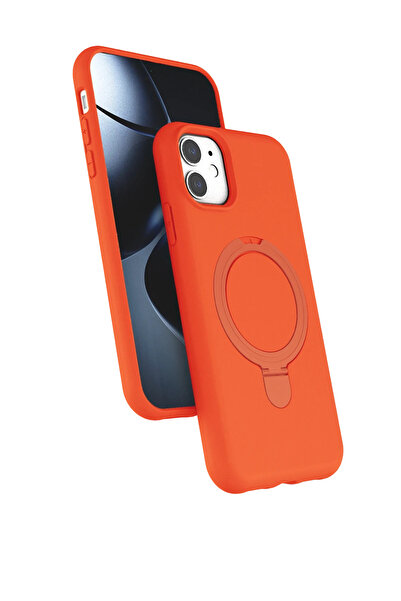 NewFace Sptrns Apple iPhone 11 Regal Magsafe Stand Cover (83147) - Orange