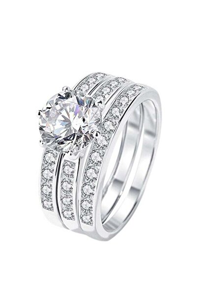 ROMAD خاتم نسائي مرصع بالكريستال