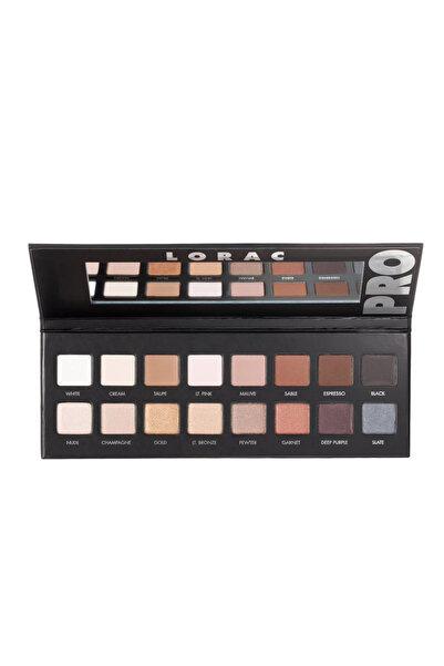 makeupPRO مجموعة ظلال العيون 16 لونًا (8 ألوان غير لامعة، 8 ألوان لامعة) مع برايمر عيون صغير