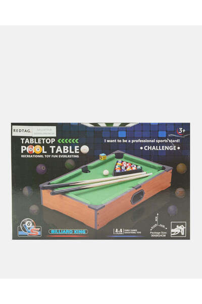 REDTAG مجموعة طاولة بلياردو خشبية خضراء