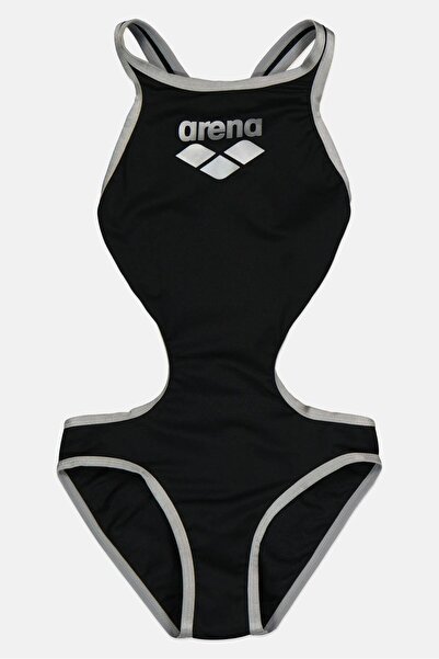 ARENA Women Brand Logo One Piece Swimsuit, Black
