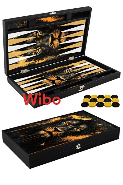 Wibo Yenigün Deri Tavla Takımı Trend Aslan Tavla Takımı