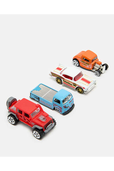 REDTAG مجموعة سيارات مصبوبة متنوعة (4 قطع)