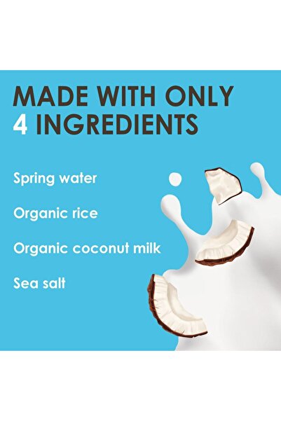 Rude Health Organic Coconut Milk Drink, 6 x 1L (Dairy-Free, Vegan)