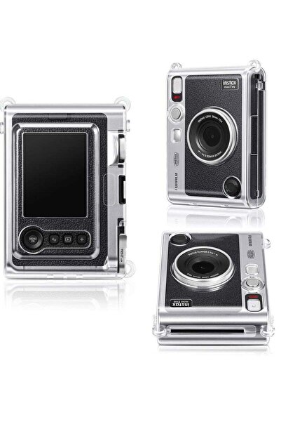 Beauenty Protective Case for Fujifilm Instax Mini EVO - Crystal Hard PVC Cover with Removable Should
