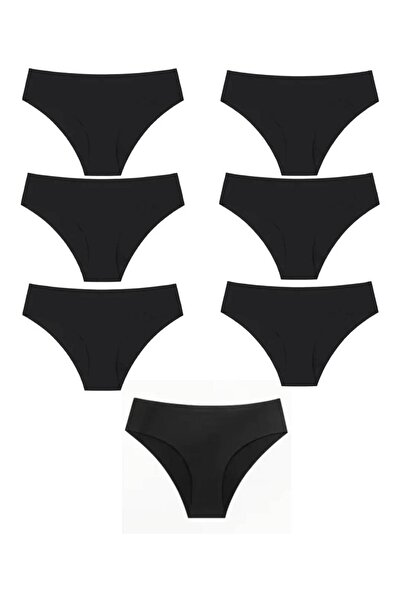 Berrak 11449-3 Kadın 7li lazer kesim iz yapmaz külot