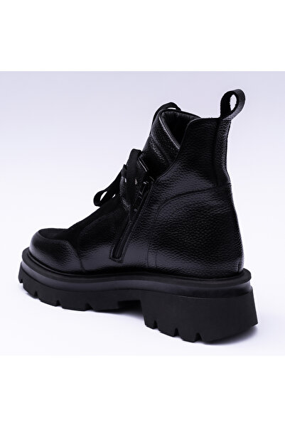 VAGAM Black High-Sole Boots 2075
