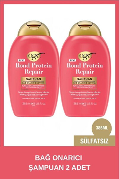 OGX Bond Protein Repair Şampuan 385 ml x 2