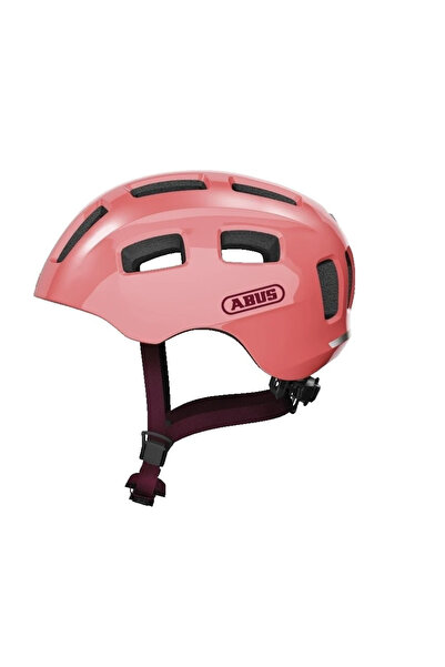 Abus Youn-I 2.0 Living Coral children's bicycle helmet, 52-57 cm