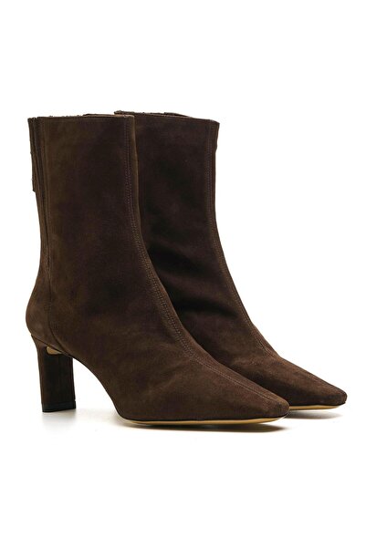 Sofia Baldi Vony Brown Suede Women's Heel Boots