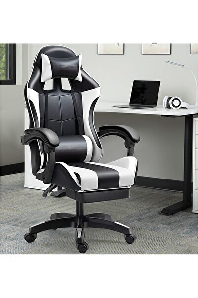 Yelajoy كرسي كمبيوتر للألعاب للاستخدام المنزلي، مسند ظهر مريح، مقعد قابل للتعديل مع مسند دوار