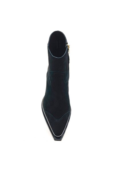 Sofia Baldi Marly Black Suede Women's Heel Boots