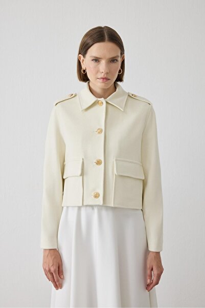 TERZİ DÜKKANI SİENA KAŞE CEKET BEYAZ