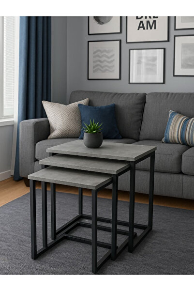 BEC59 Modern nesting service table set