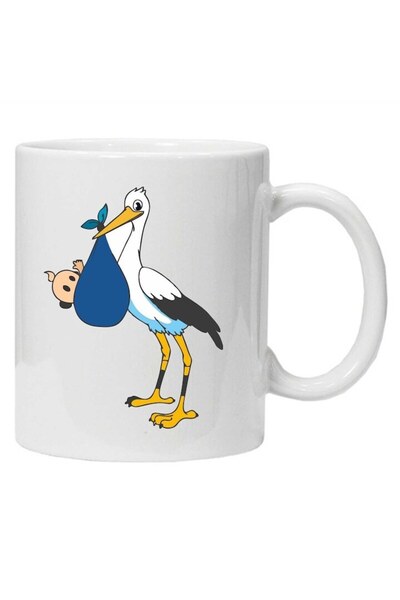 CRD PRINT Personalized mug inscribed 'boy's mom', CRD PRINT, 330 ml, white