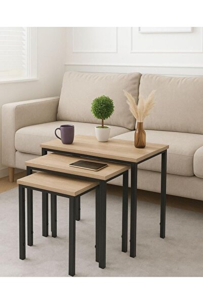 DEC59 Modern nesting table set - 3 pieces