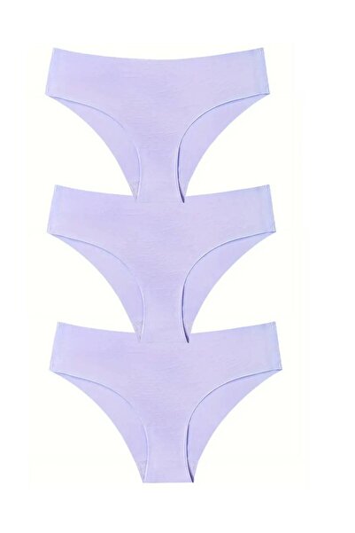 Ersoy Kadın Uzun Büyük Beden Jupon Etek altı lazer kesim iz yapmaz külot 3 adet