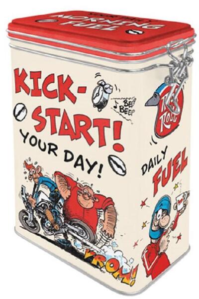 Nostalgic Art MOTOmania sealed metal box - Kick-Start Your