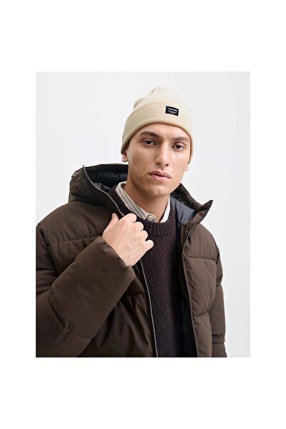 Jack & Jones Men's Cream Beret (12092815-Anw)