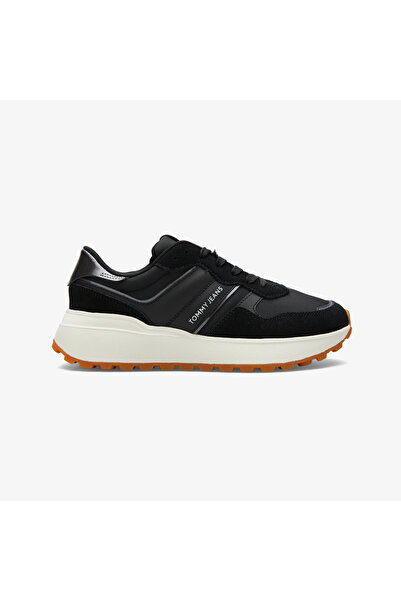 Tommy Hilfiger Tommy Jeans Cleated Runner Kadın Siyah Sneaker