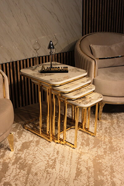 Desire Masă de canapea cu 4 locuri și roți (nu necesită asamblare), lux, calitate de primă clasă