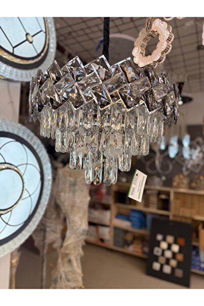 Avize 6'LI MİSAFİR ODASI KRİSTAL 50CM