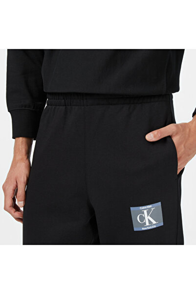 Calvin Klein Terry Graphic Jogger Erkek Siyah Eşofman Altı