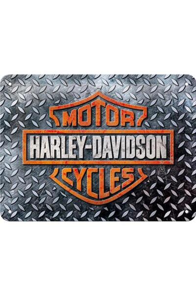 Nostalgic Art Placa metalica 15x20 Harley-Davidson - Diamond Pla