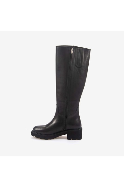 KEMAL TANCA Hakiki Deri Kadın Günlük Çizme 7010