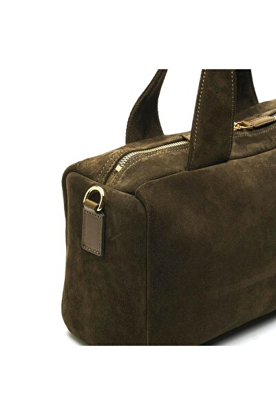 Sofia Baldi Holda Khaki Suede Women's Bag