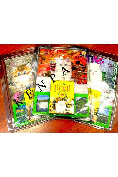 Ülkü Takvimcilik ÜLKÜ TAKVİMİ 2026 SEVİMLİ KEDİLER