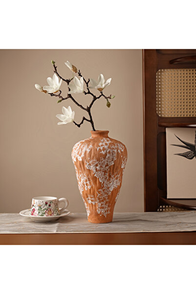 Ambra Home Orange Earth Vase