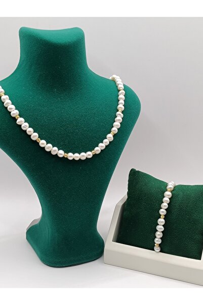 M&S Bijuterii İnci Dorikalı Set