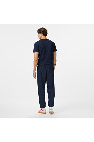 Calvin Klein Premium Terry Monogram Jogger Erkek Mavi Eşofman Altı