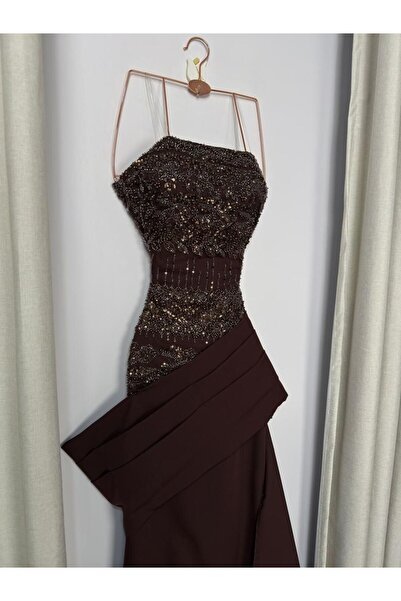 BTROON Embroidered evening dress