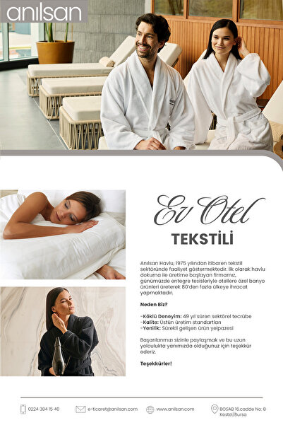 Anılsan Plain Stone Single Ranforce Duvet Cover Set 100% Cotton (Duvet Cover+Pillowcase)