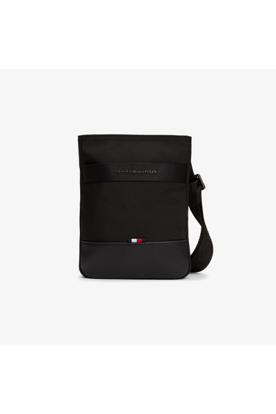 Tommy Hilfiger Nylon Travel Mini Erkek Siyah Çapraz Çanta
