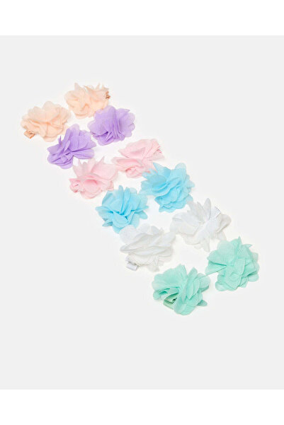 REDTAG مجموعة مشابك شعر مزخرفة متنوعة للبنات (عبوة من 12 قطعة)