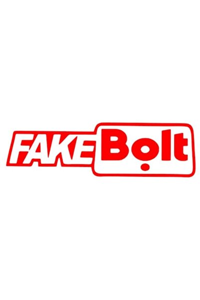 Oracal Fake Bolt Sticker, 20cm, red