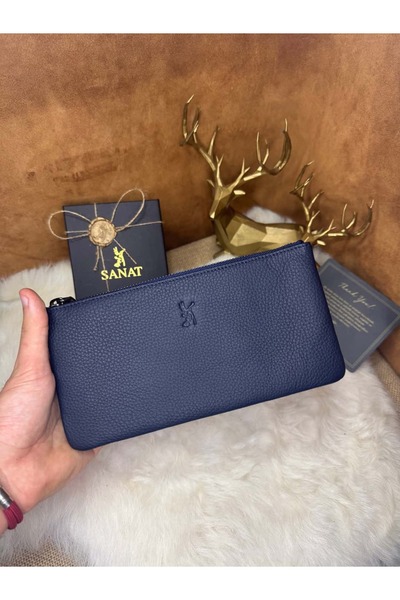 SANAT Sl-2111 Genuine Leather Wallet 21.5 cm X 11.5 cm